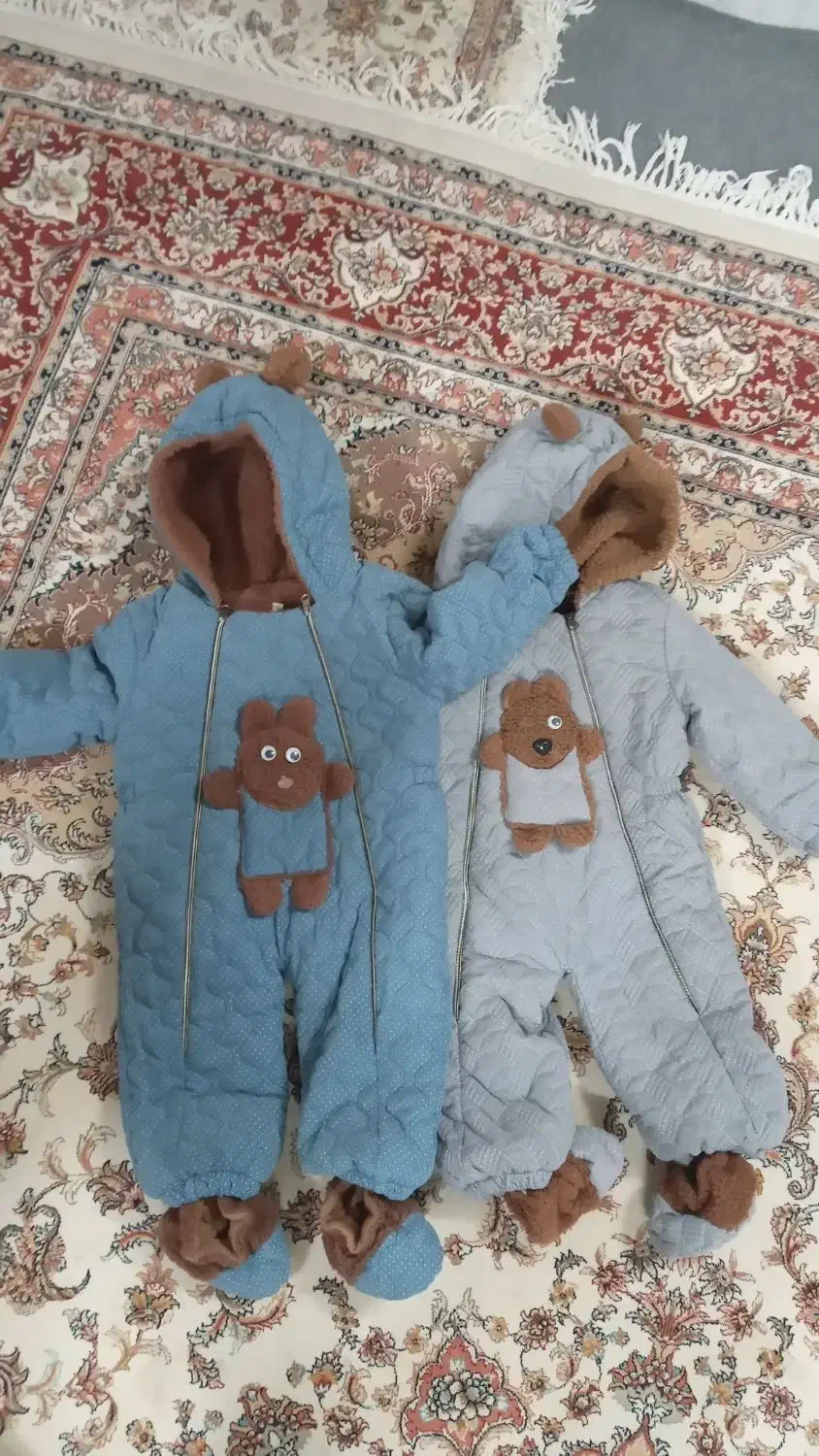 لباس گرم سرهمی کودک دوقلو|کفش و لباس بچه|دلیجان, |دیوار