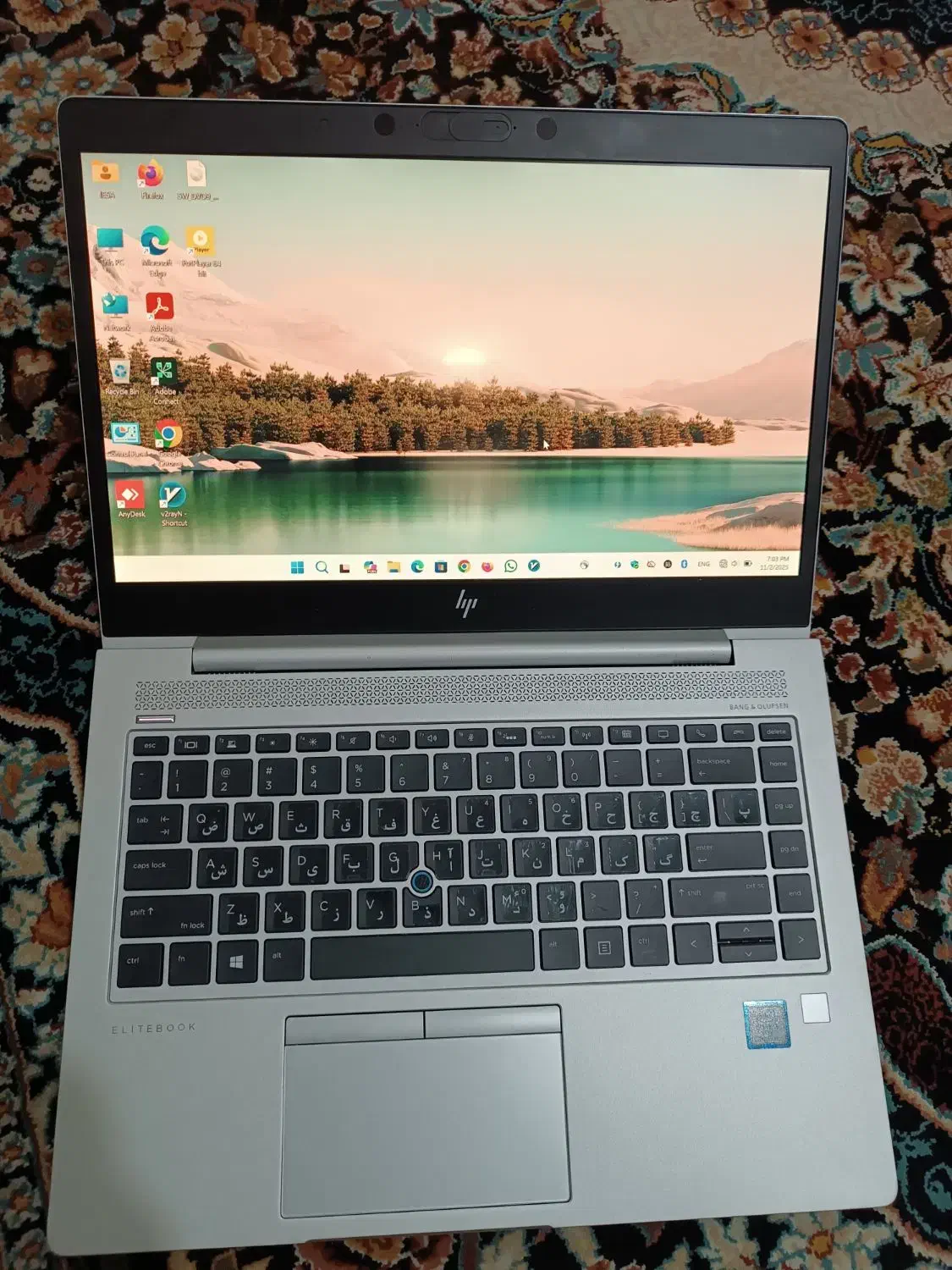 لپ تاپ HP 840 G5|رایانه همراه|شیراز, فرگاز|دیوار