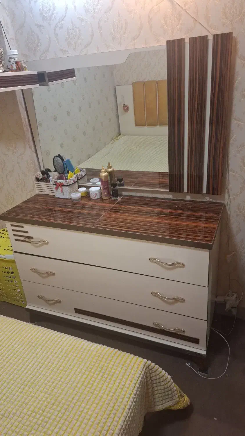 سرویس خواب تمام ام دی اف با چوب روس|تخت و سرویس خواب|فردیس, شهرک شهید حسینی|دیوار