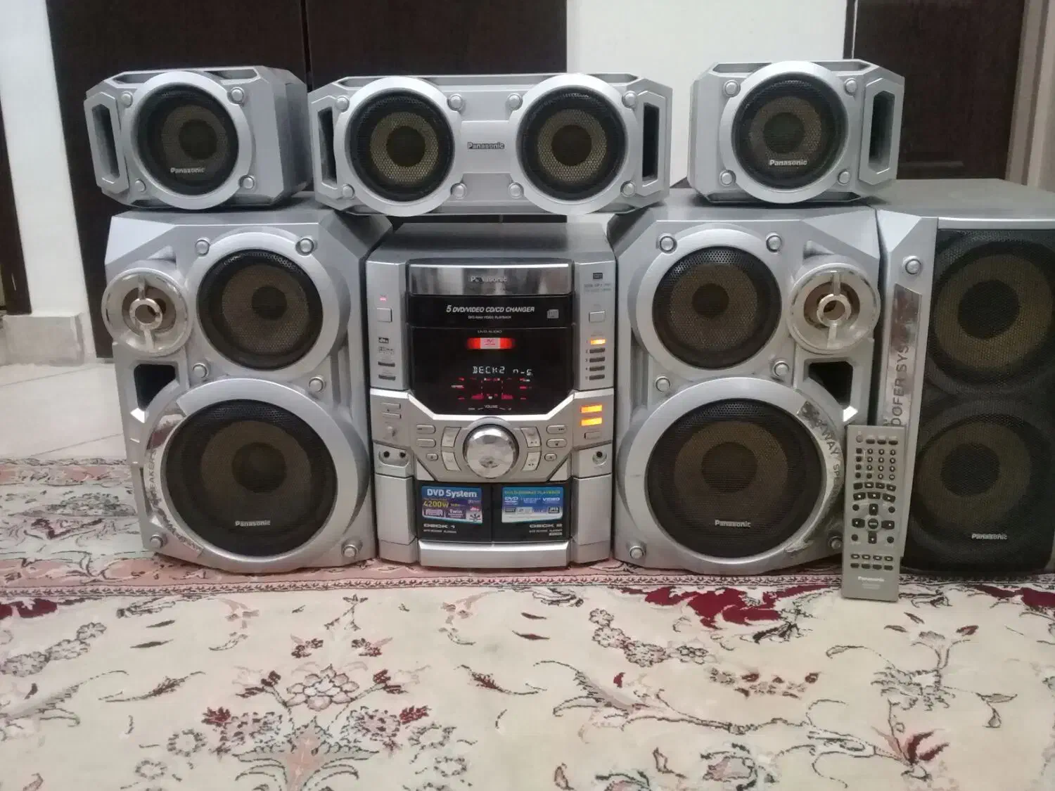 ظبط پاناسونیک|سیستم صوتی خانگی|کرج, ساسانی (قلمستان)|دیوار