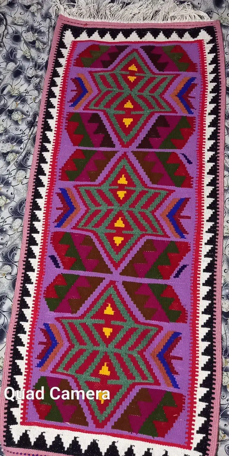 گلیم  اندازه ۶۰×۱۴۰|گلیم، جاجیم، گبه|زنجان, |دیوار