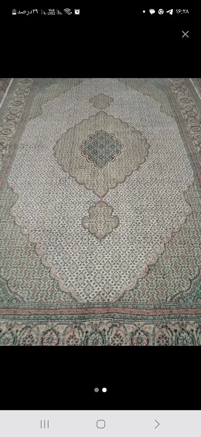 فرش قیطران سالم طرح فوق العاده شیک|فرش|تهران, زرگنده|دیوار