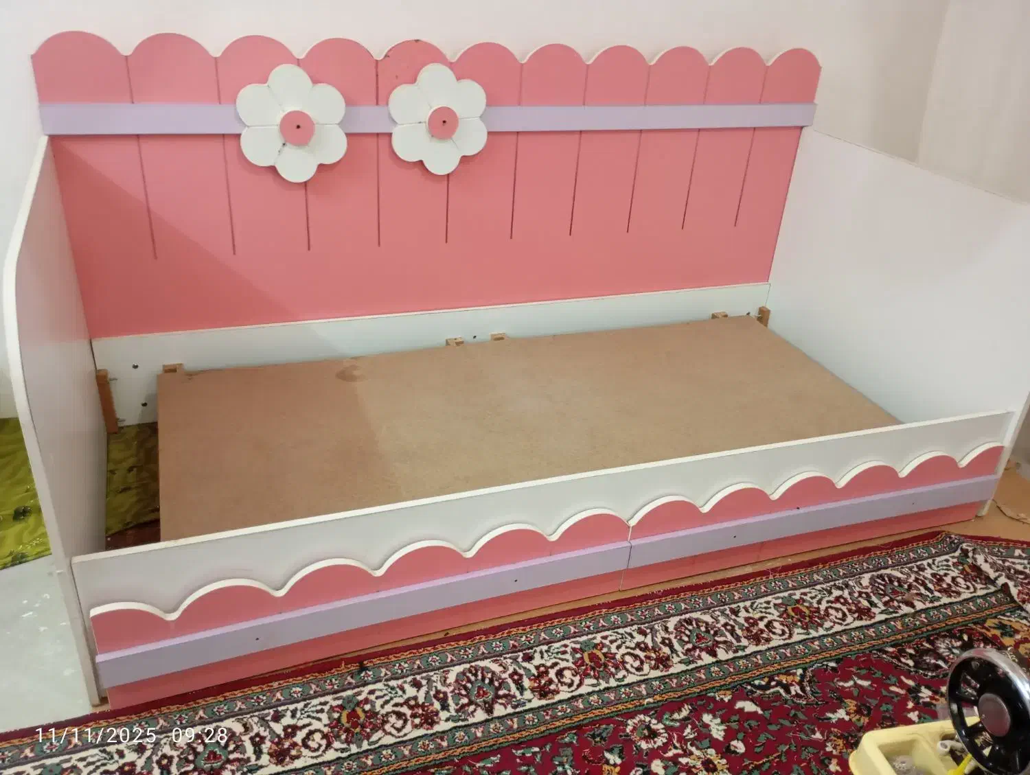 تختMDF|تخت و سرویس خواب|قائم‌شهر, |دیوار