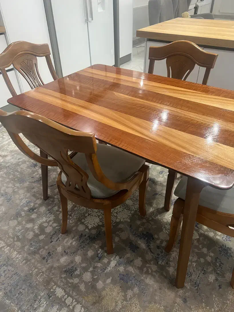 میزو صندلی ناهار خوری چهار نفره|میز و صندلی غذاخوری|آمل, |دیوار