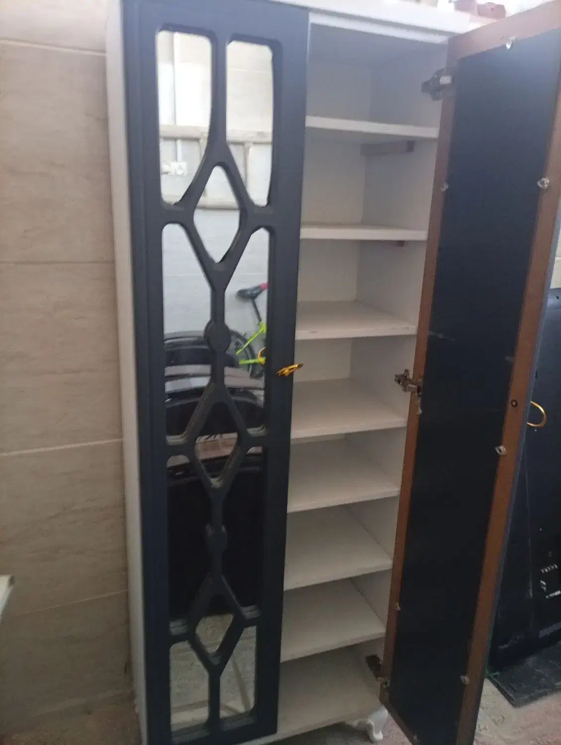 جاکفشی و سطل اشغالی بزرگ نو به فرش میرسد|جاکفشی، کمد، دراور|کرمانشاه, |دیوار