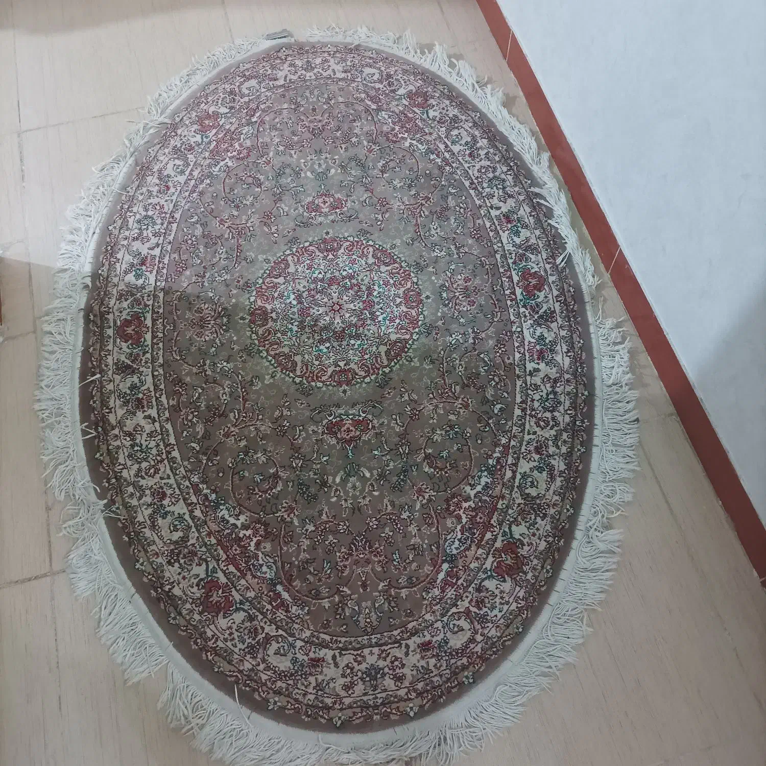 فرض بیضی|فرش|همدان, |دیوار