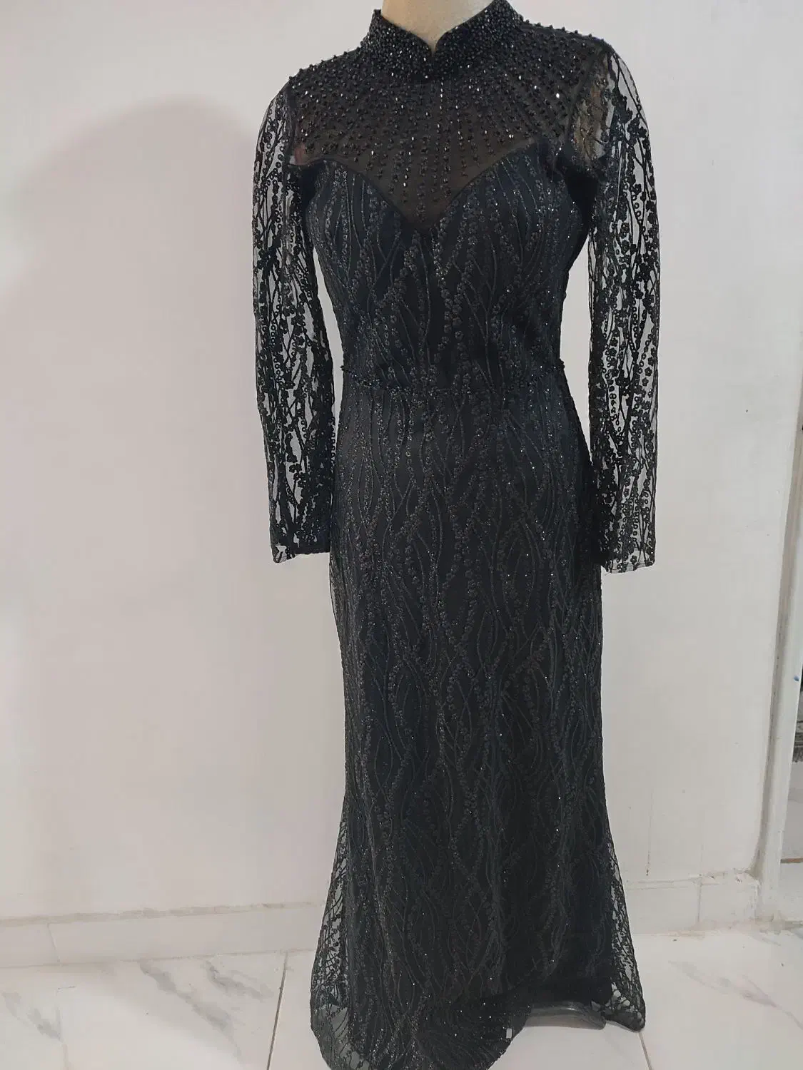 لباس مجلسی زنانه خیلی شیک مزون دوری هست|لباس|ابریشم, |دیوار