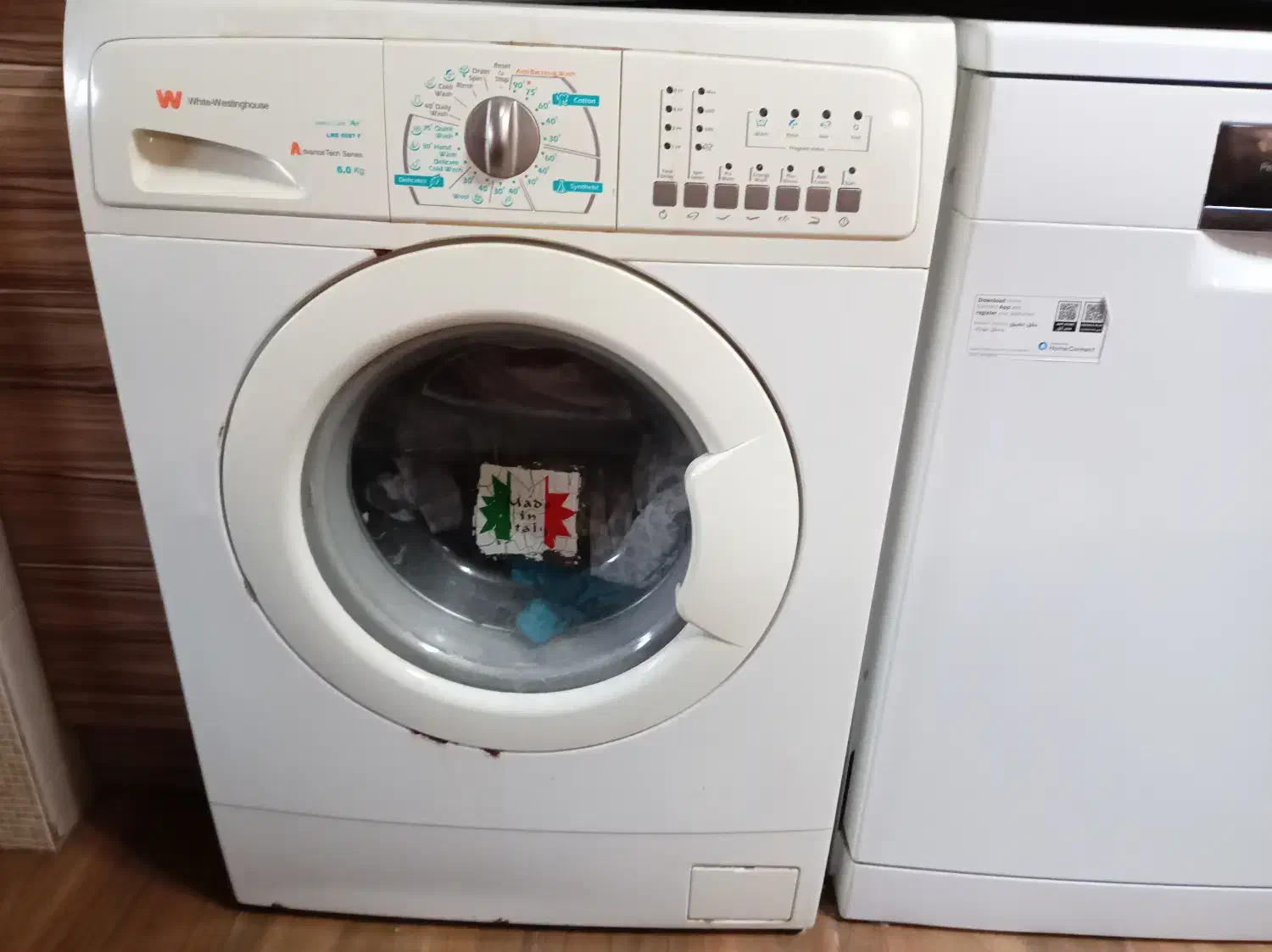 لباسشویی وایت وستینگ هاوس|ماشین لباسشویی و خشککن لباس|بابل, |دیوار