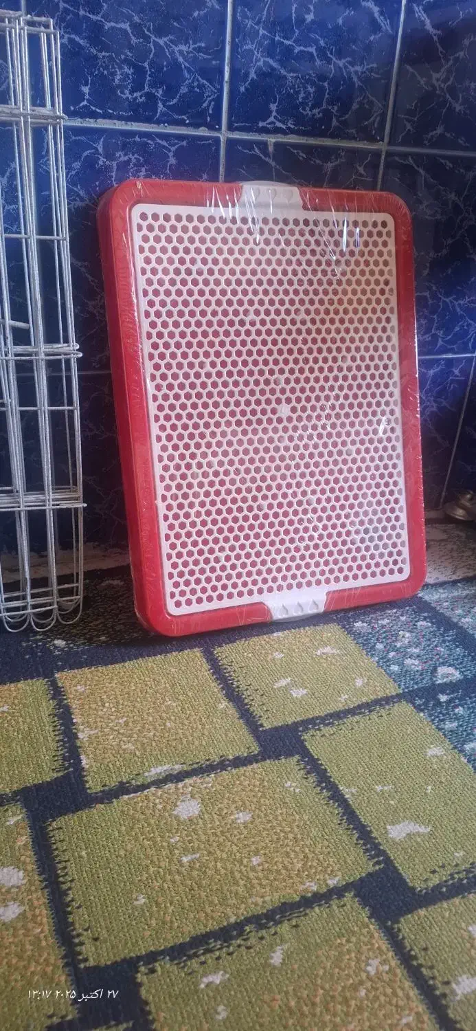 پارک سگ ارتفاع ۶۰ ۷ تکه و ظرف ادرار کاملا نو|لوازم جانبی حیوانات|کرج, چمران|دیوار