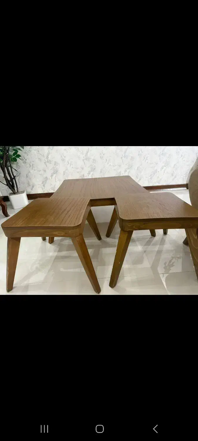 میز جلو مبلی به همراه گل میز|مبلمان خانگی و میز عسلی|شاهین‌شهر, مخابرات (شهید بهشتی)|دیوار