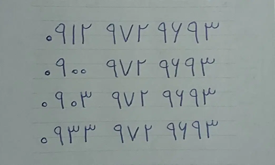 ۴ تا خط همزاد، همراه اول کد ۹|سیمکارت|تهران, پرواز|دیوار
