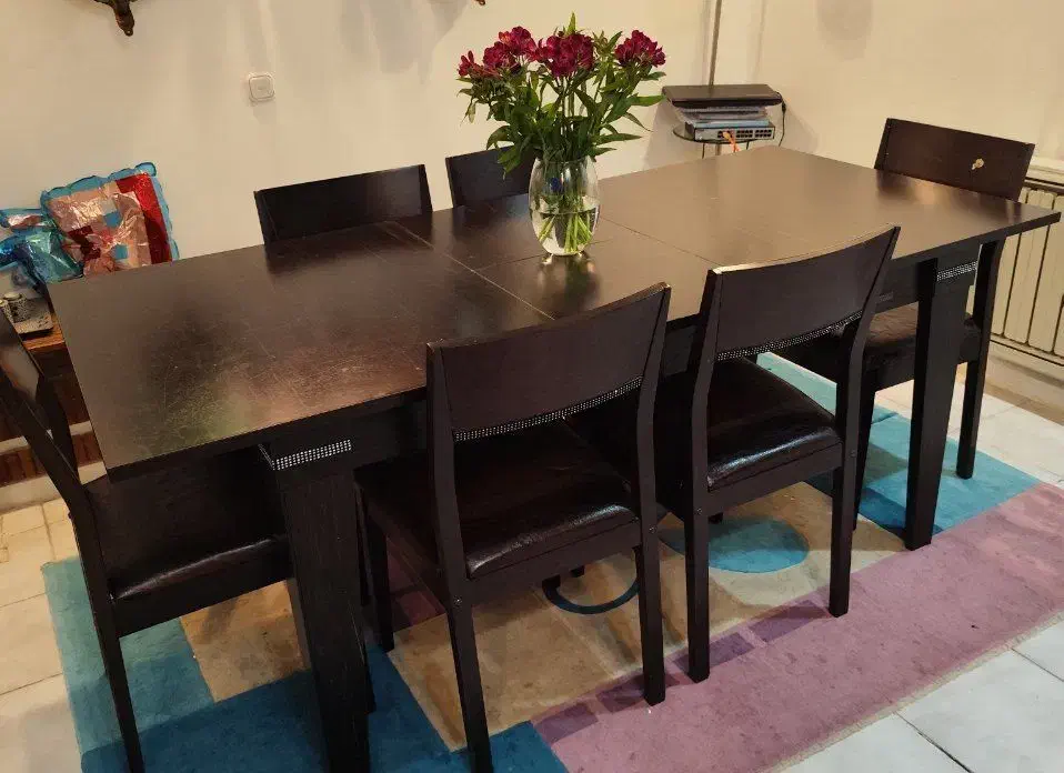 میز ناهار خوری|میز و صندلی غذاخوری|تهران, جماران (نیاوران)|دیوار