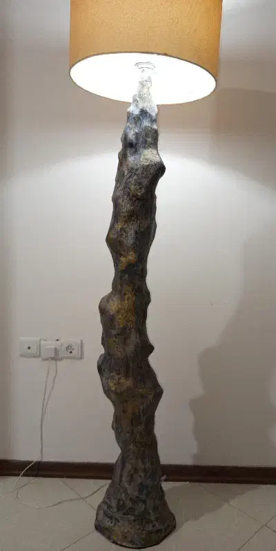 آباژور مدرن پاپیه ماشه|لوستر و چراغ آویز|مشهد, شهرک لشکر (شهرک غرب)|دیوار