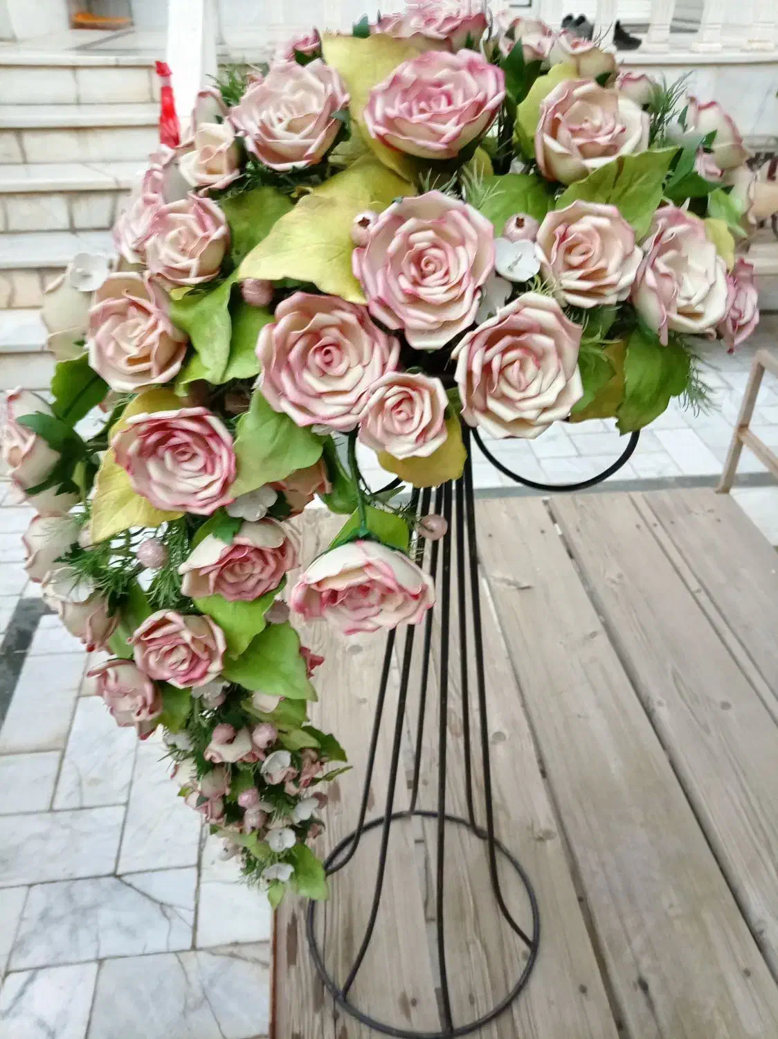 گل بلندر مصنوعی|گل مصنوعی|یزد, |دیوار