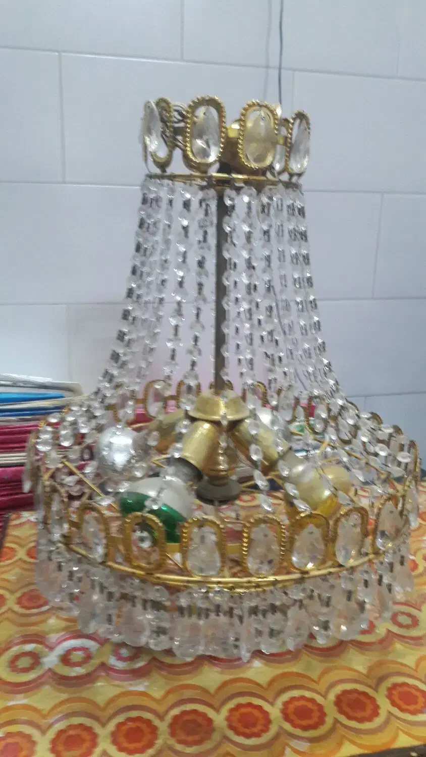 لوستر صدفی|لوستر و چراغ آویز|یزد, |دیوار