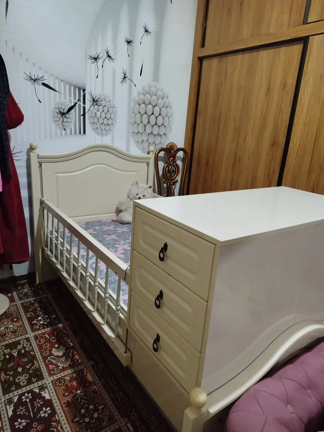 تخت خواب|تخت و سرویس خواب|کاشان, دشت لتحر|دیوار