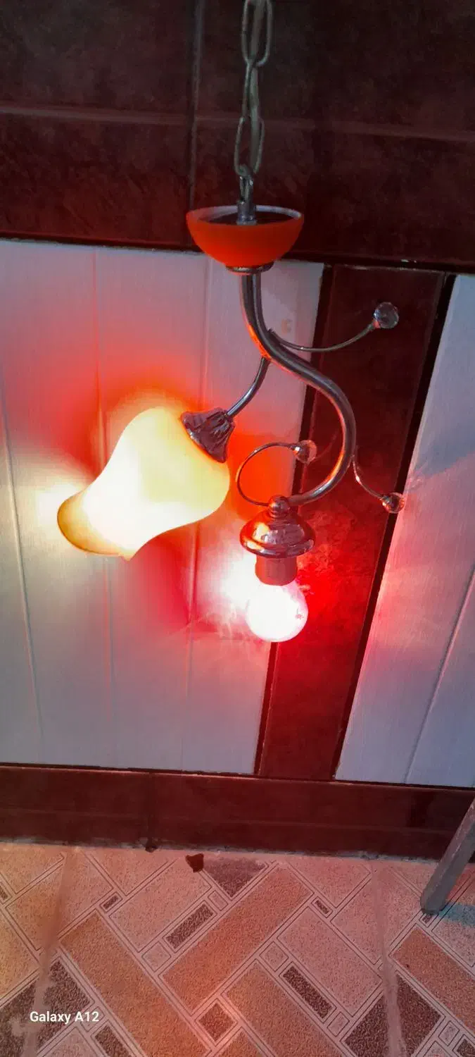 لوستر طرح شاخه|لوستر و چراغ آویز|اهواز, کوروش|دیوار