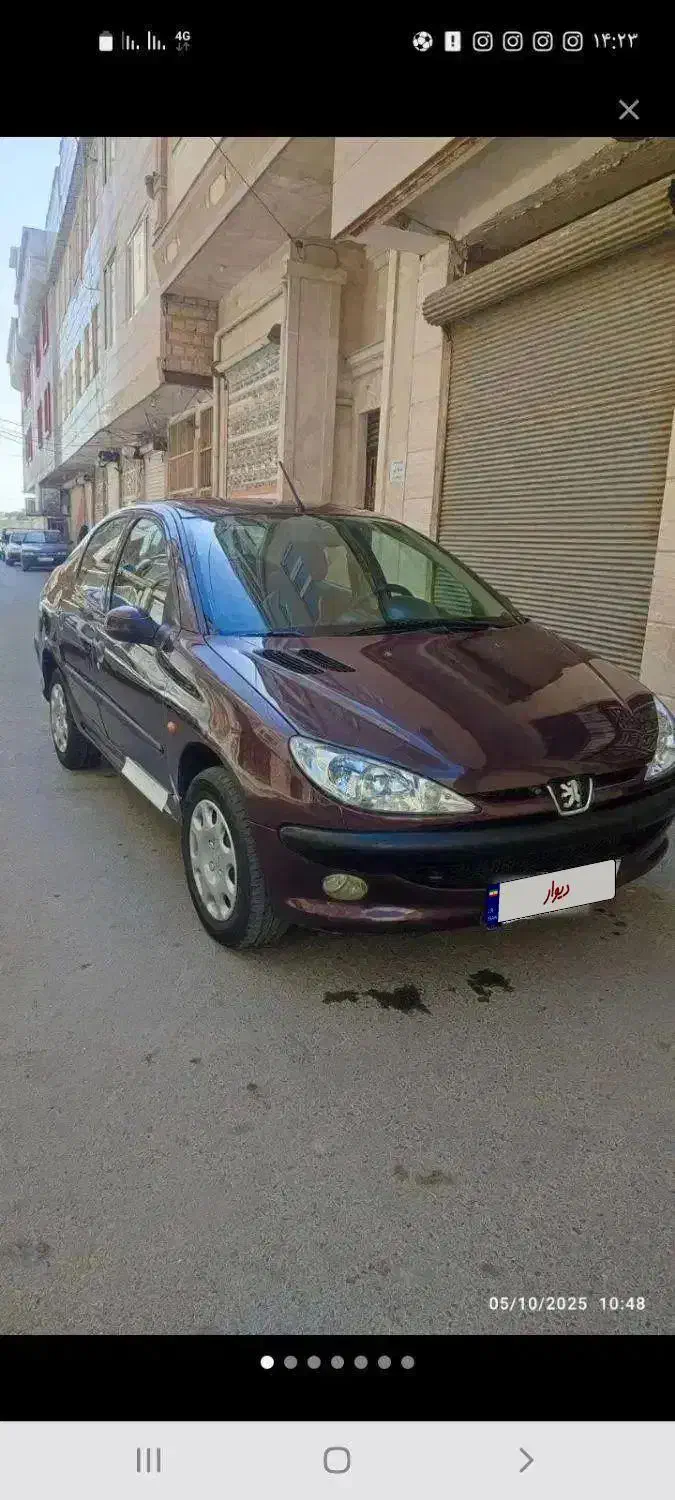 206 sd v8 مدل۹۰|خودرو سواری و وانت|کرج, ساسانی (قلمستان)|دیوار