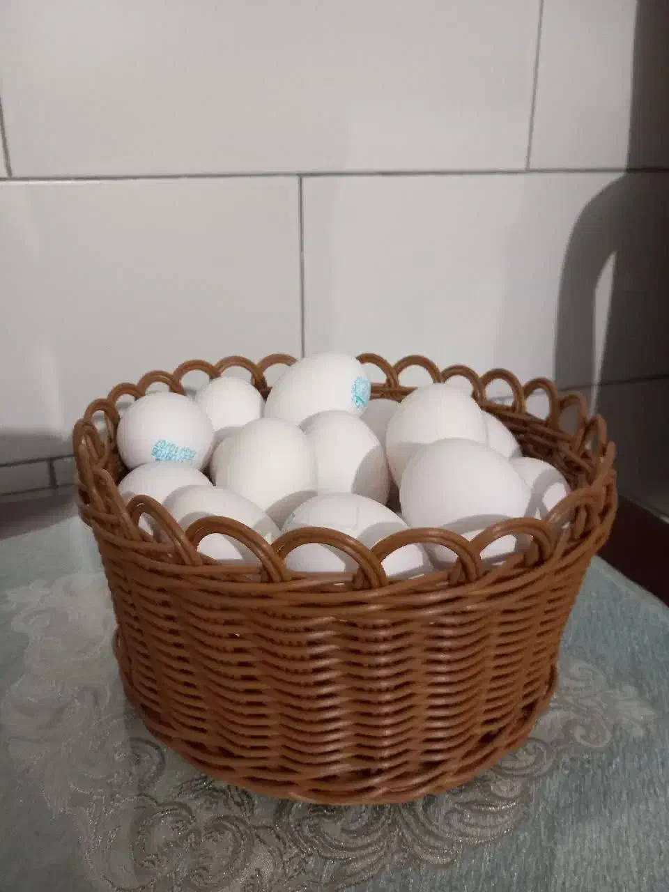 جا قاشقی دو قلو حصیری|ظروف سرو و پذیرایی|همدان, |دیوار