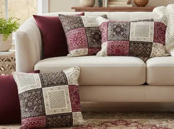 روبالشتی نخی|رختخواب، بالش، پتو|رشت, لاکانی|دیوار