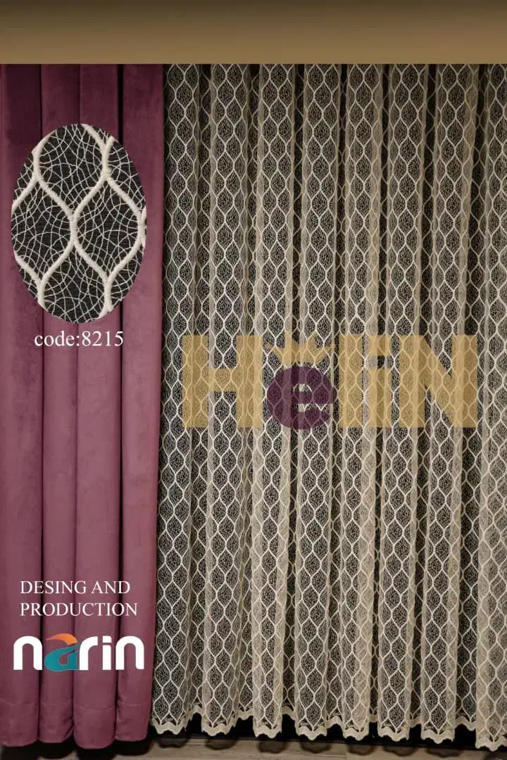 پرده صدفی تمام گل|پرده، رانر، رومیزی|تهران, شهرک هما|دیوار