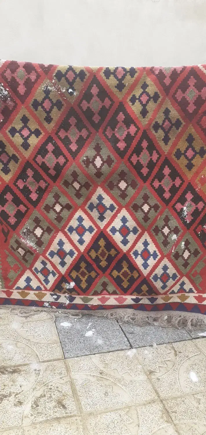 گلیم دست بافت|گلیم، جاجیم، گبه|همدان, |دیوار