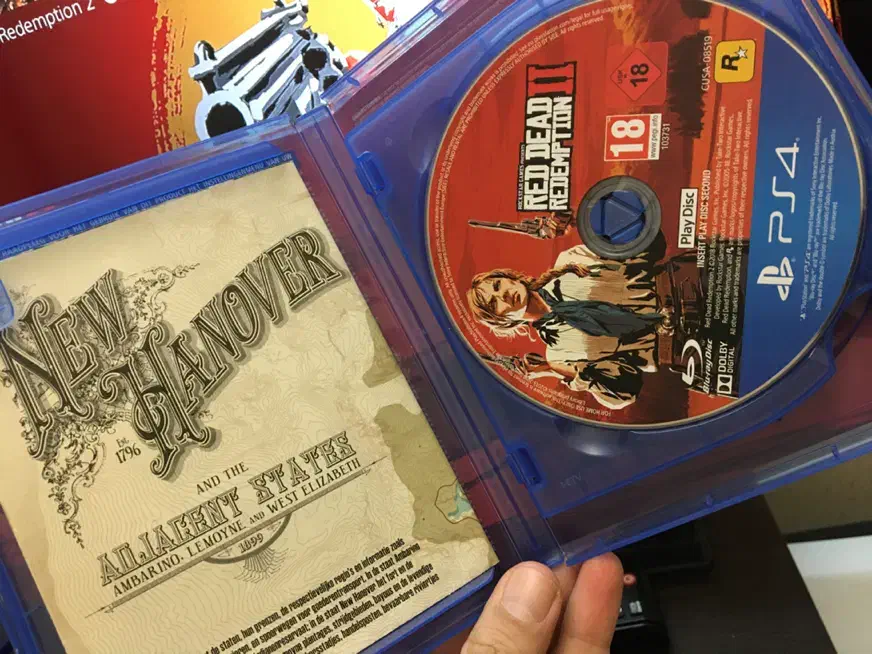 بازی ps4/ps5 reddead|کنسول، بازی ویدئویی و آنلاین|رشت, معلم|دیوار