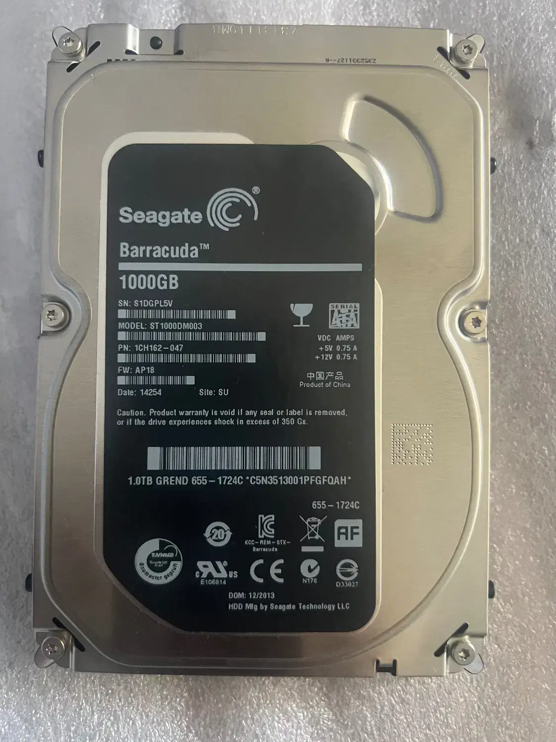 هارد ۱ ترابایت اینترنال seagate barracuda|قطعات و لوازم جانبی رایانه|زنجان, |دیوار