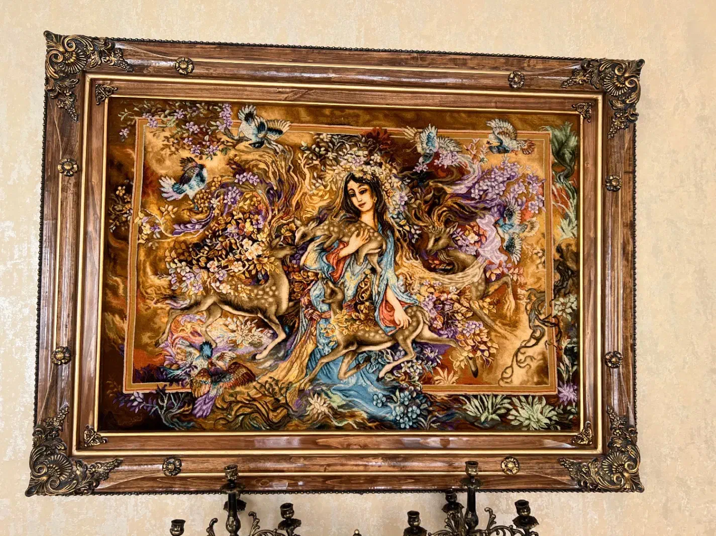 تابلو فرش ابریشم|تابلو فرش|تبریز, |دیوار