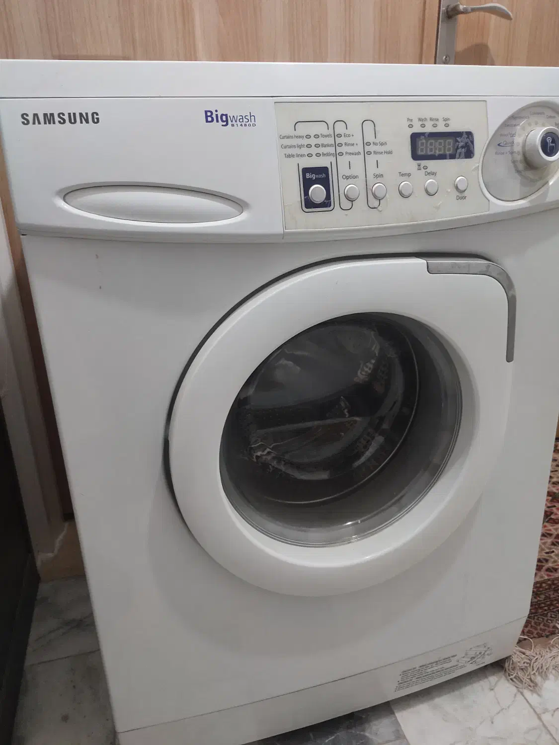 لباسشویی سامسونگ B1480D ، در حد نو ، بدون مشکل|ماشین لباسشویی و خشککن لباس|کلاله, |دیوار