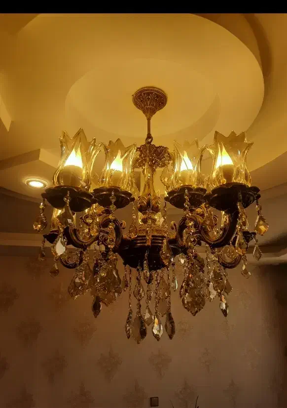 لوستر شیک و زیبا|لوستر و چراغ آویز|شیراز, قدوسی شرقی|دیوار