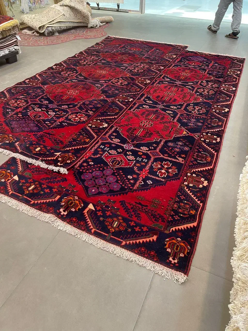 فرش دستباف (بساک) ۶ متری اشپزخانه و پذیرایی|فرش|مشکیندشت, |دیوار