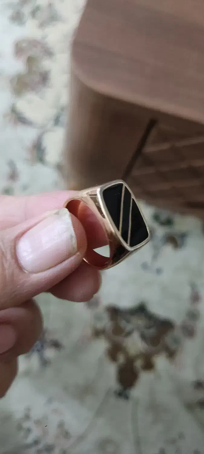 انگشتر رنگ ثابت ابکاری طلا|بدلیجات|اهواز, کوی طلاب|دیوار