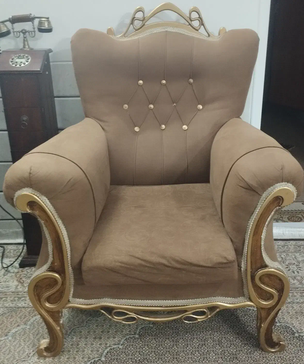 مبل هفت نفره|مبلمان خانگی و میز عسلی|گلپایگان, |دیوار