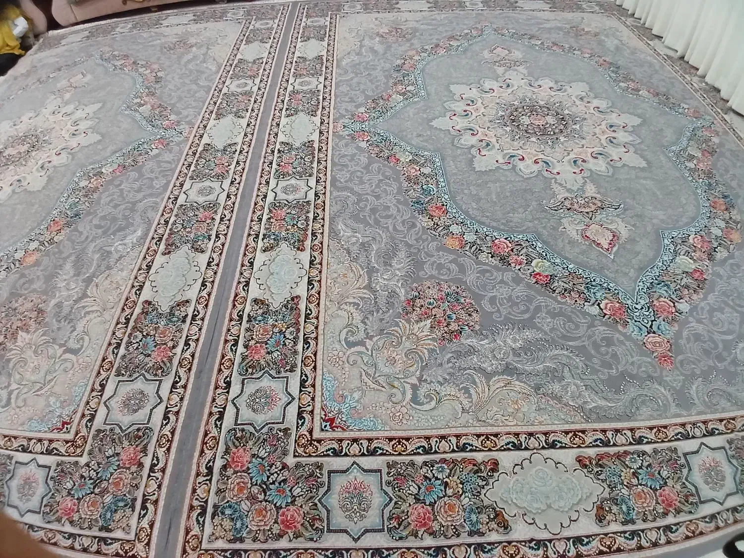 فرش ۱۲ متری|فرش|قائن, |دیوار