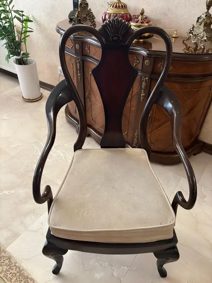 مبل چوبی میز ناهار خوری و بوفه|میز و صندلی غذاخوری|کاشان, امیرکبیر|دیوار