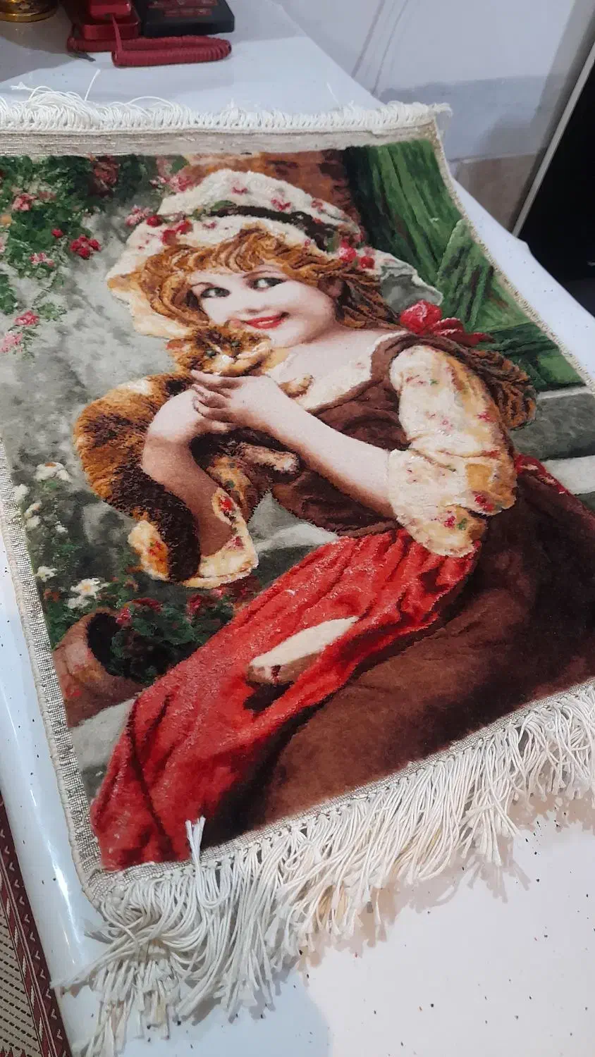 تابلوفرش ایمیلی|تابلو فرش|حنا, |دیوار