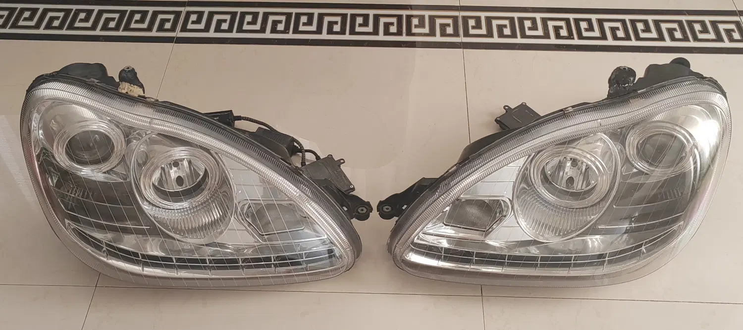 چراغ جلو و عقب بنز W220 بنز شبه تایوان در حد|قطعات یدکی و لوازم جانبی|تهران, استخر|دیوار