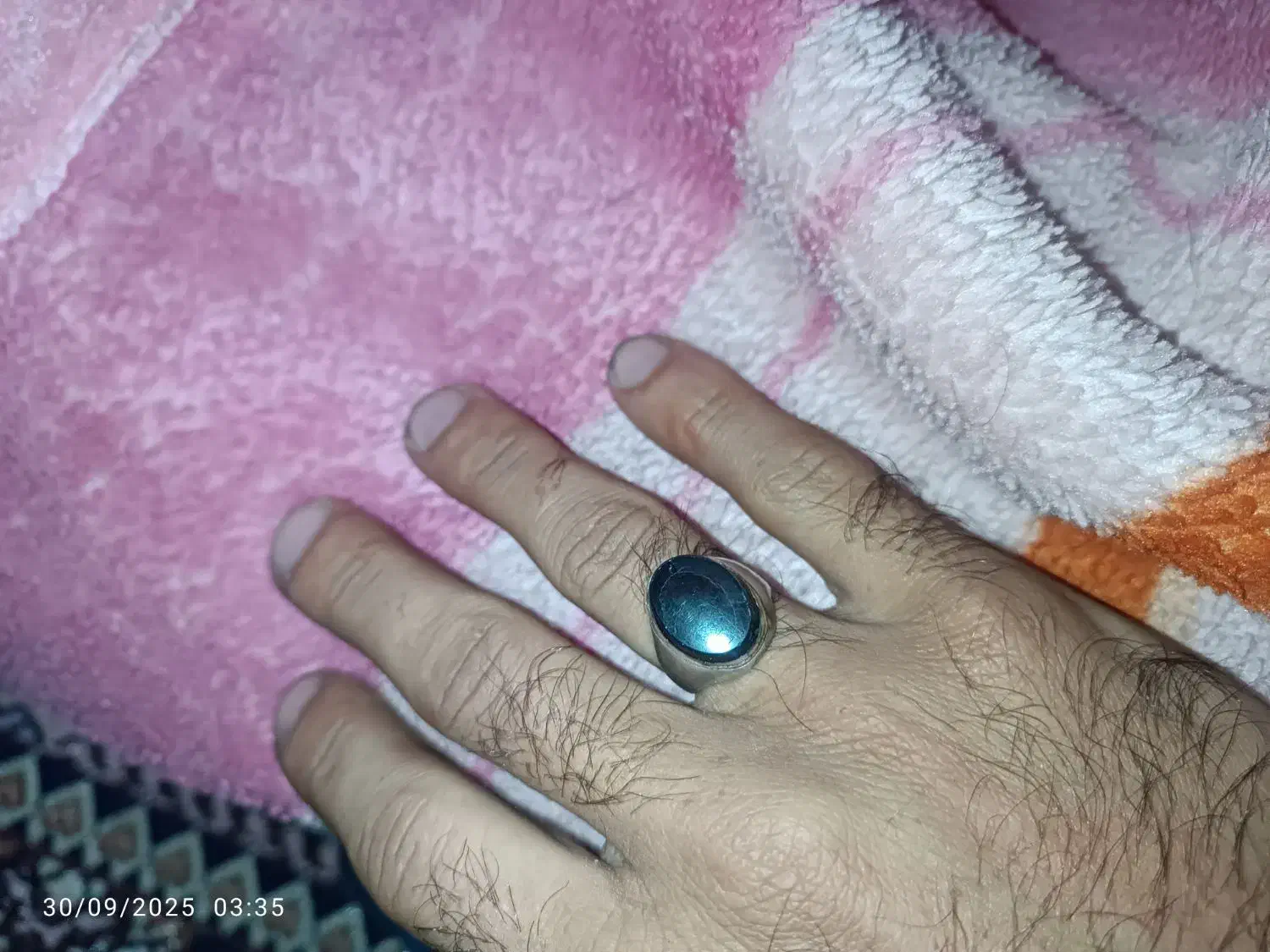انگشتر حدید صینی نقره۹۲۵ اصلی|جواهرات|اهواز, کارون|دیوار
