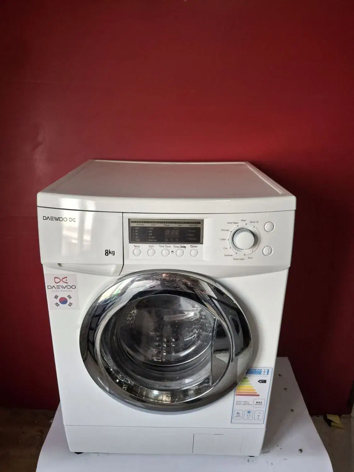 ماشین لباسشویی دوو 8 کیلویی در حد نو|ماشین لباسشویی و خشککن لباس|اهواز, کیانپارس |دیوار