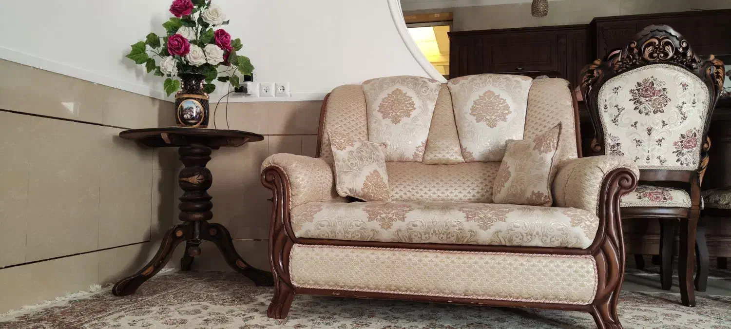 مبلمان راحتی۱۴نفره|مبلمان خانگی و میز عسلی|بافق, |دیوار