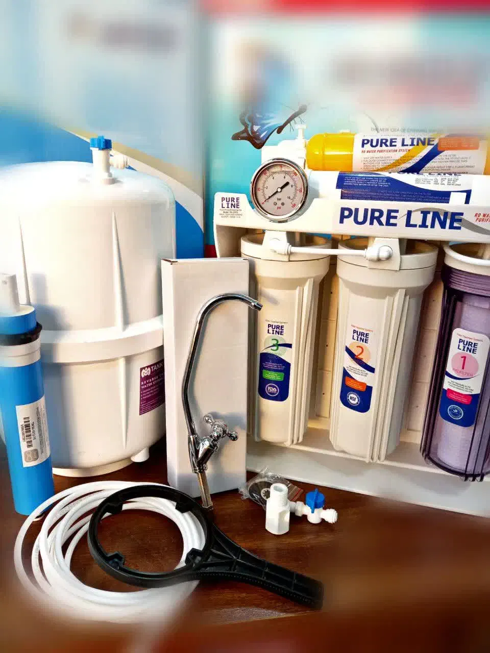 دستگاه تصفیه آب۶فیلترضمانتی شیراهرمی ترانس نصب پمپ|آبسردکن و تصفیه آب|زابل, |دیوار