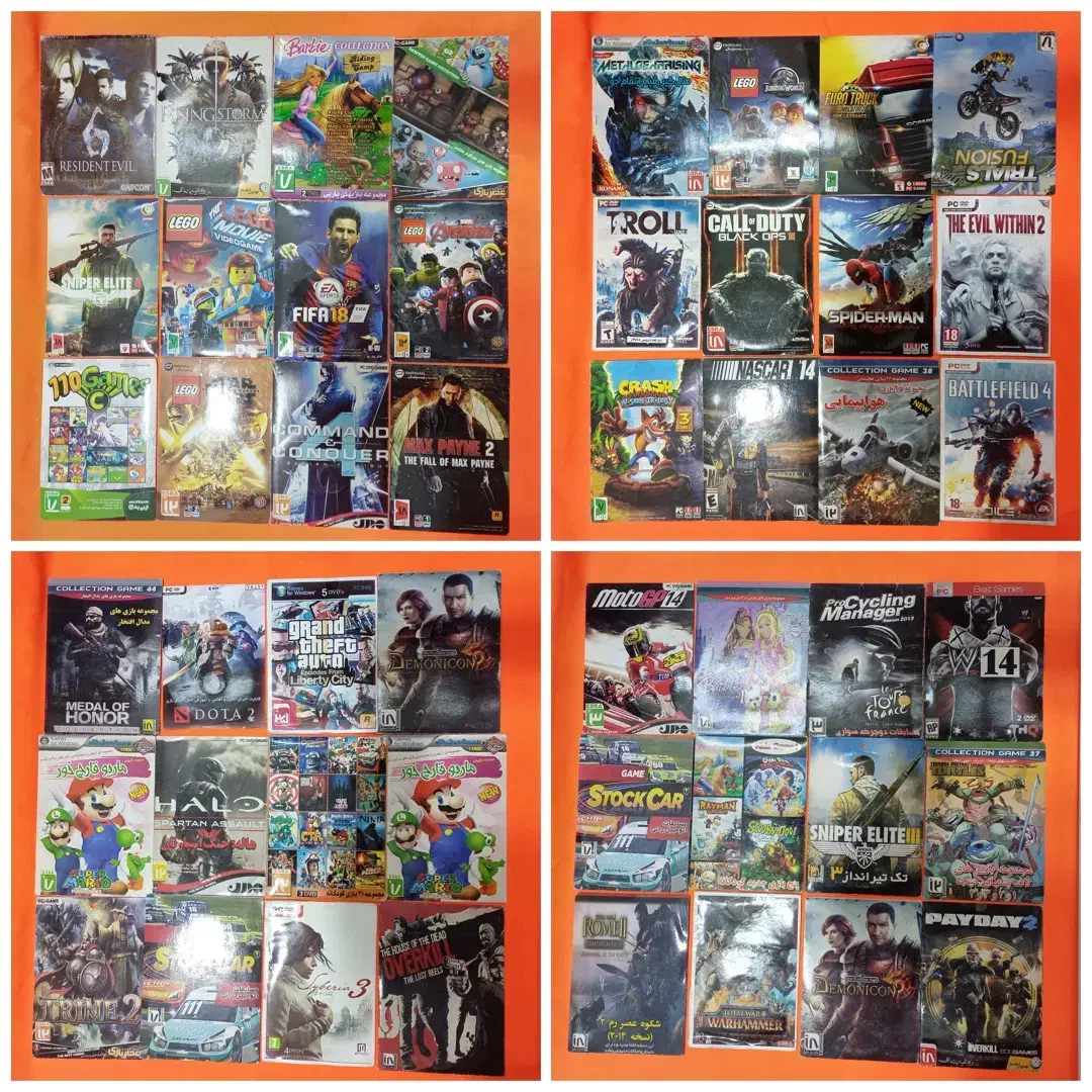 حراج بازی کامپیوتر و پلی1و2 و کالکشن divx|کنسول، بازی ویدئویی و آنلاین|شیراز, عادل آباد|دیوار