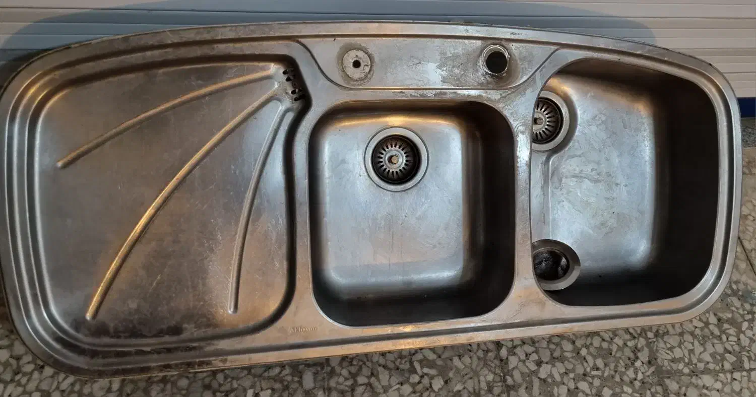 سینک ظرفشوئی استیل توکار برند اخوان|مصالح و تجهیزات ساختمان|بروجرد, |دیوار