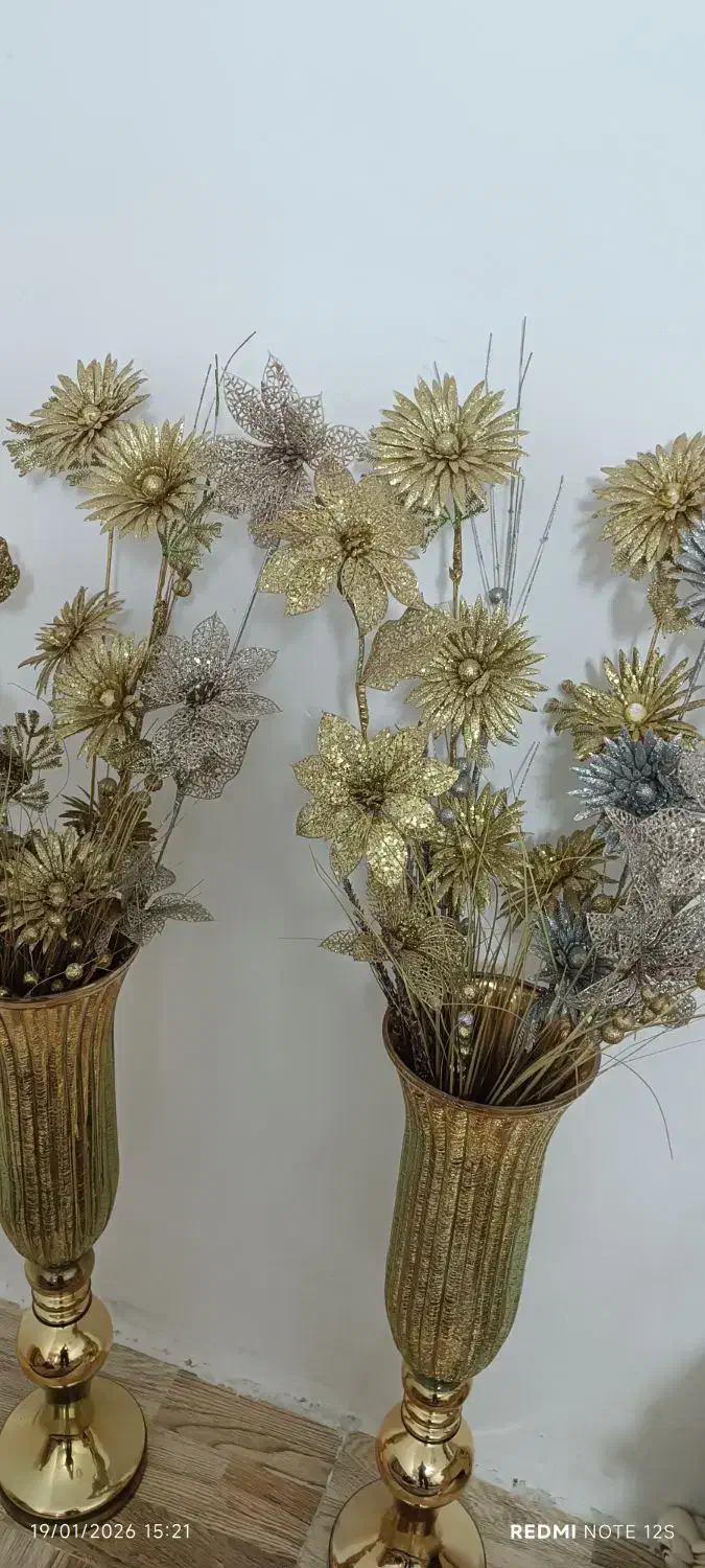 دوعدد گل وگلدان|گل مصنوعی|کرمانشاه, |دیوار