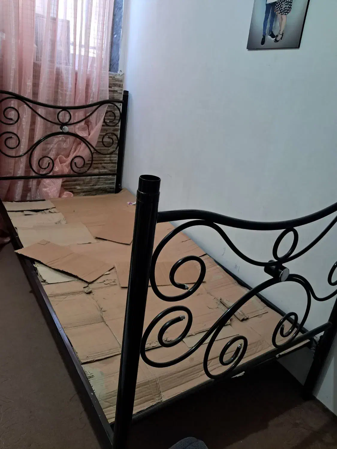 تخت خواب فلزی|تخت و سرویس خواب|بندر انزلی, خوش پیک|دیوار