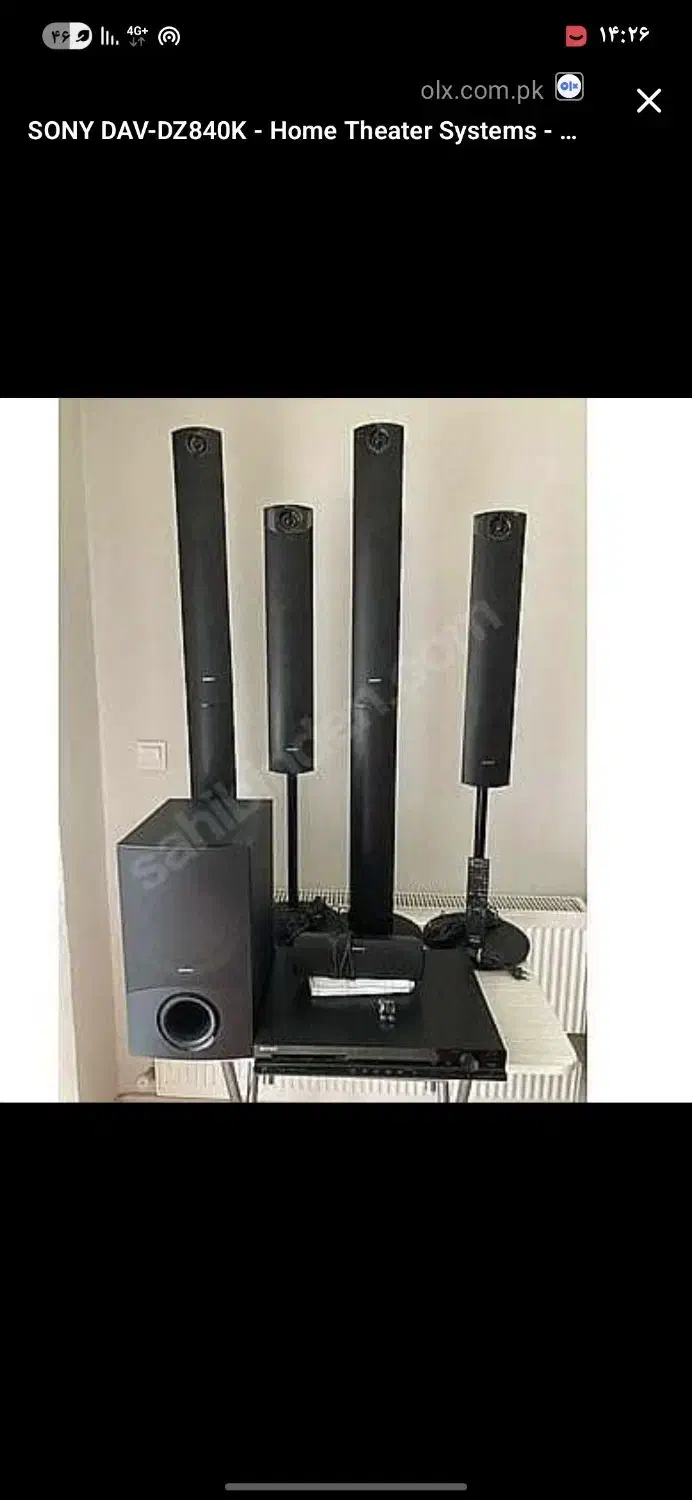 سینما خانواده سونی اصل ژاپن|سیستم صوتی خانگی|تهران, مقدم|دیوار