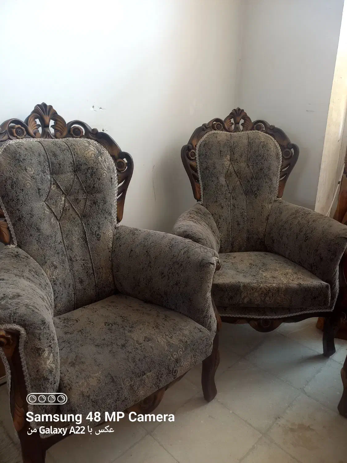 مبل سلطنتی ۹نفره|مبلمان خانگی و میز عسلی|فسا, |دیوار