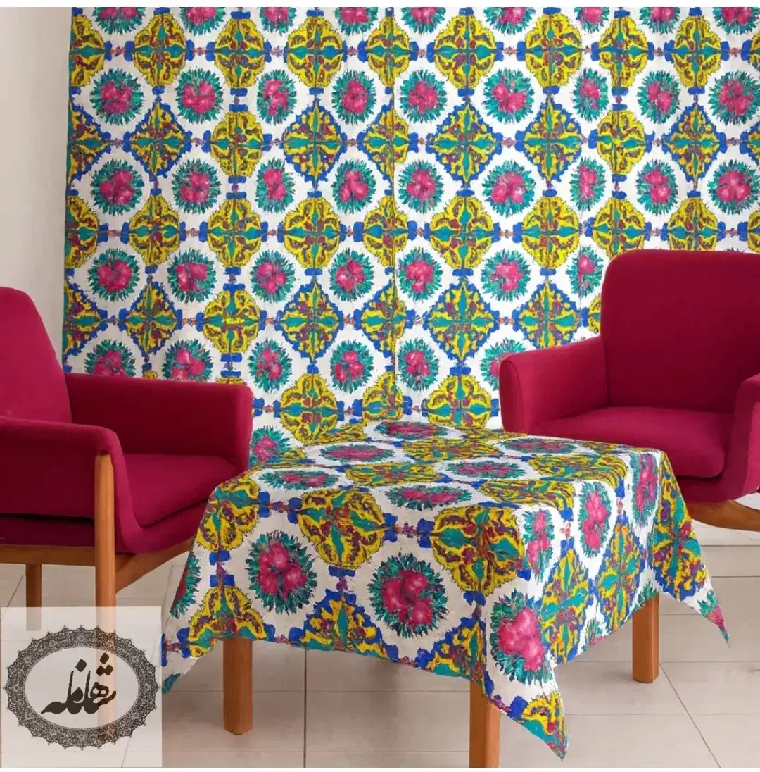 چاپ پارچه و تولید ملزومات پارچه ای دکوراتیو|پرده، رانر، رومیزی|آفتاب, |دیوار