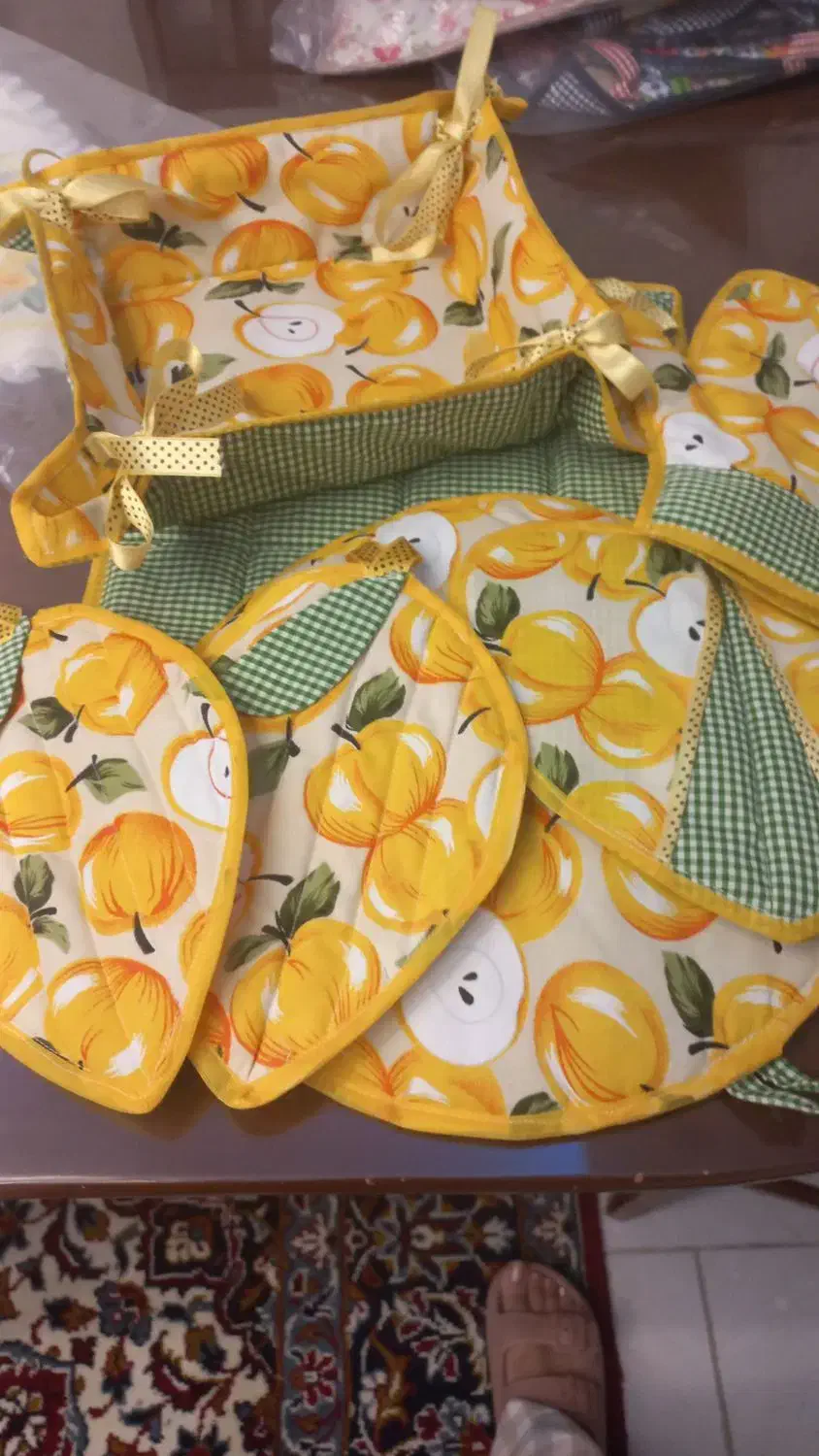 سرویس آشپزخانه در رنگها و مدلهای مختلف|سفره، حوله، دستمال آشپزخانه|تبریز, |دیوار